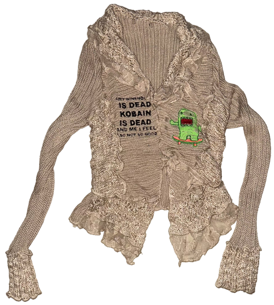 Amy winehouse is dead knit jacket L