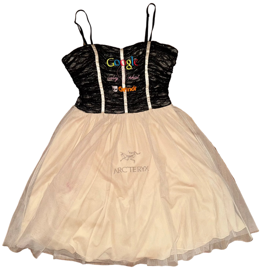 The rare grindrxgooglexarcterixxbabyphat collab dress S