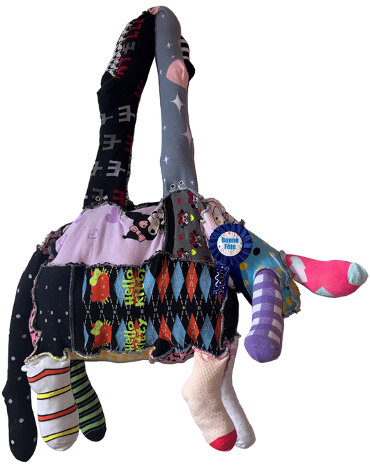 large Sock animal purse