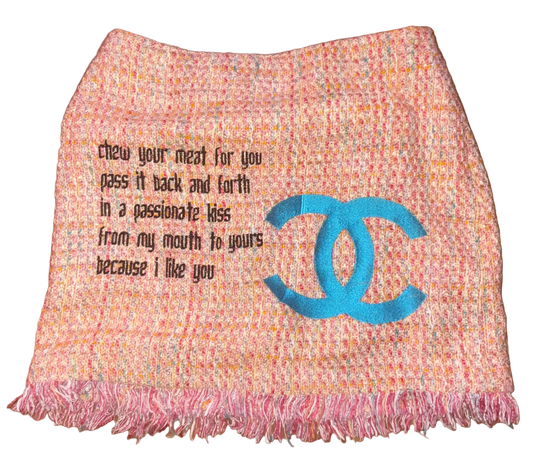 Chew your Chanel skirt size 8