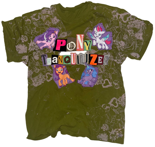 Pony tranquilizer t shjrt L