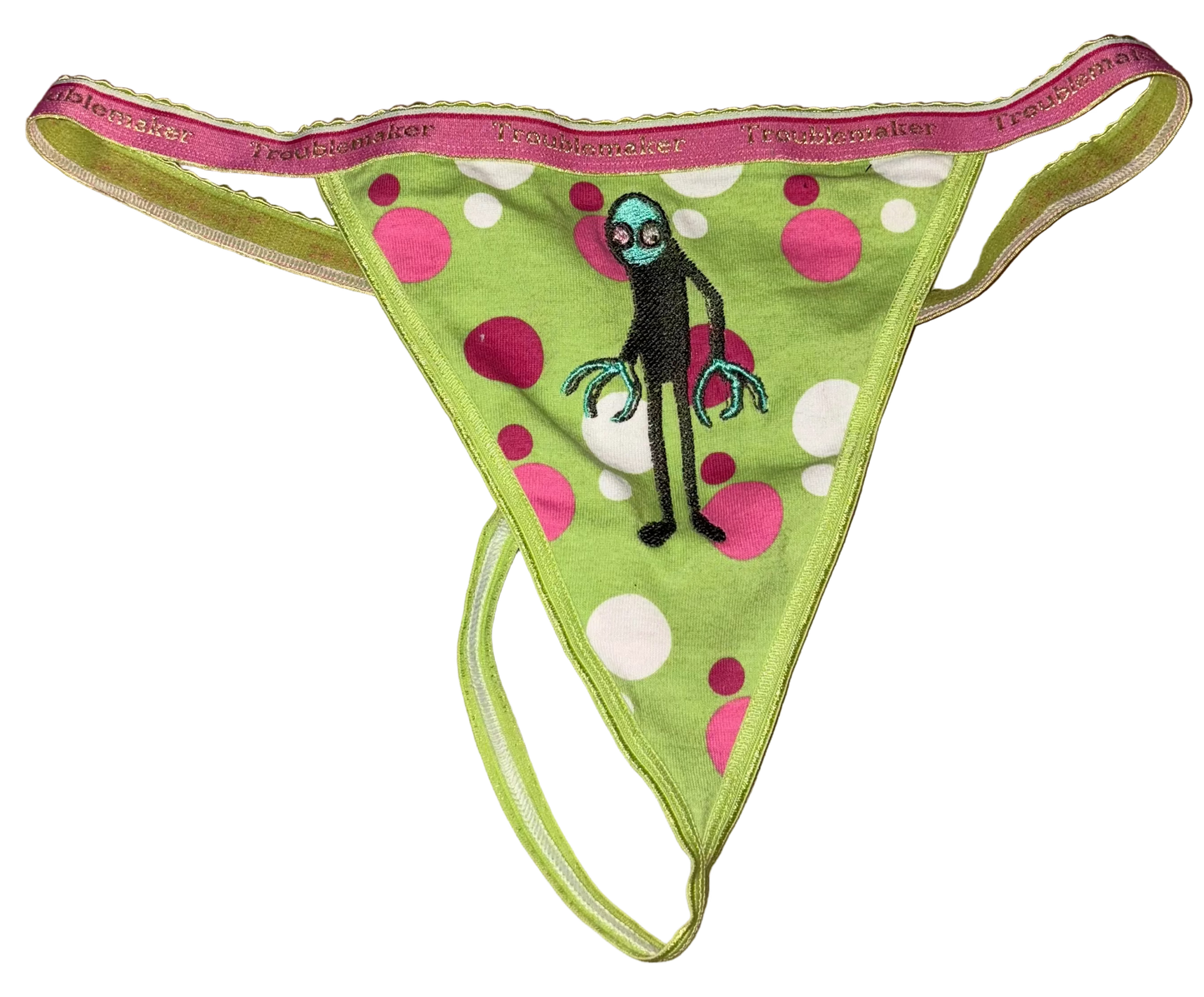 Green guy thong L
