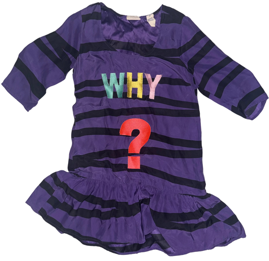 WHY ? silk dress XS