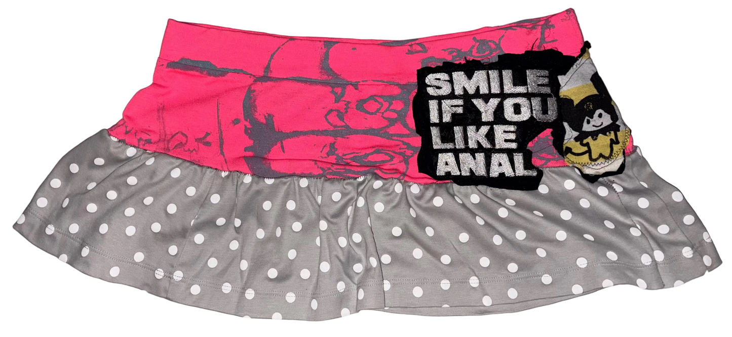 Smile if you like anal mini skirt M