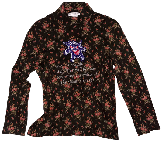Punishment for thieves mocking neck top S