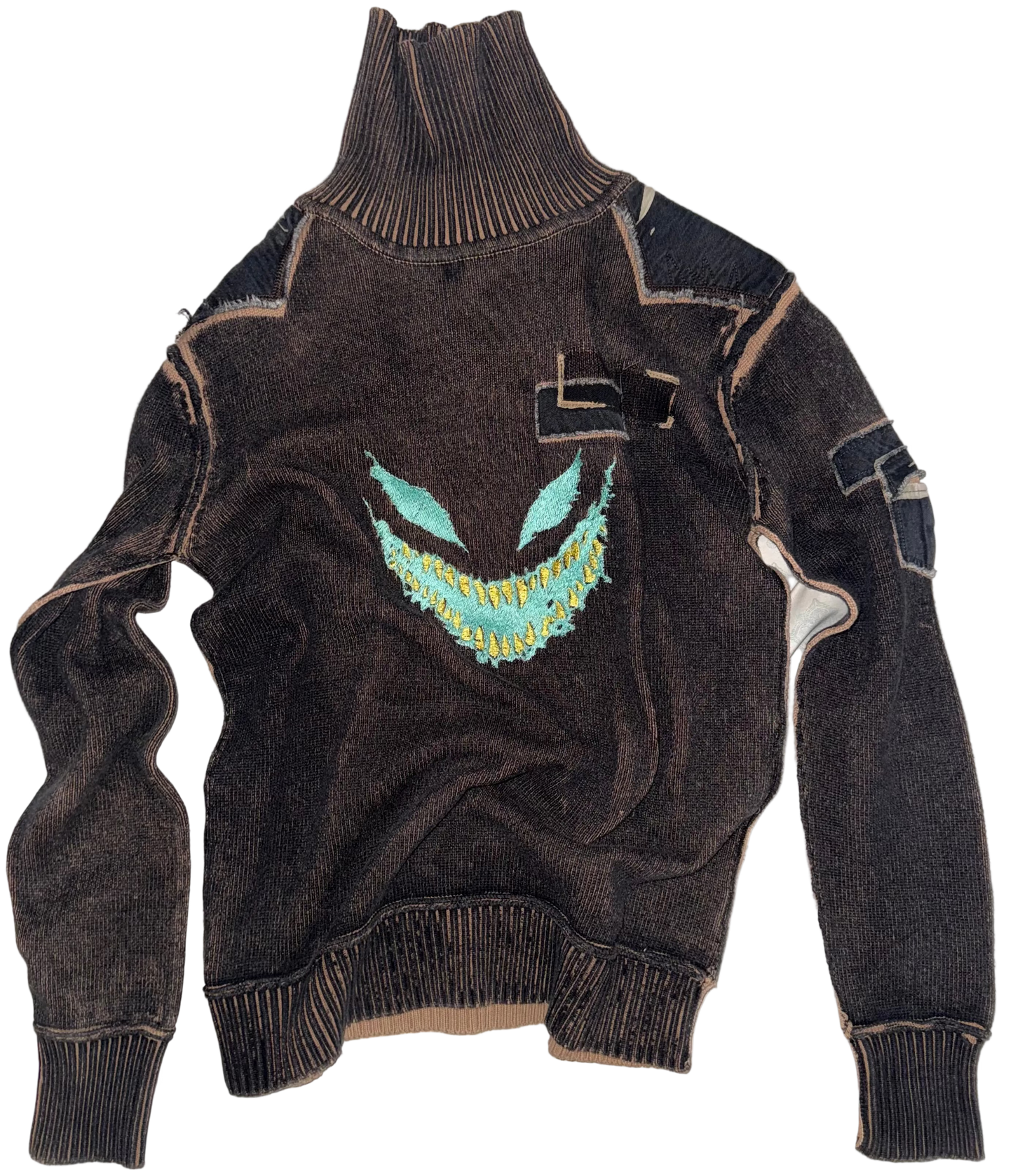 Demon turtle neck sweater S