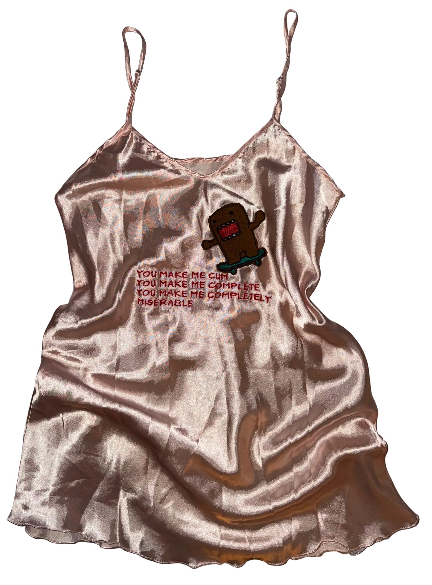 You make me cum silky dress S