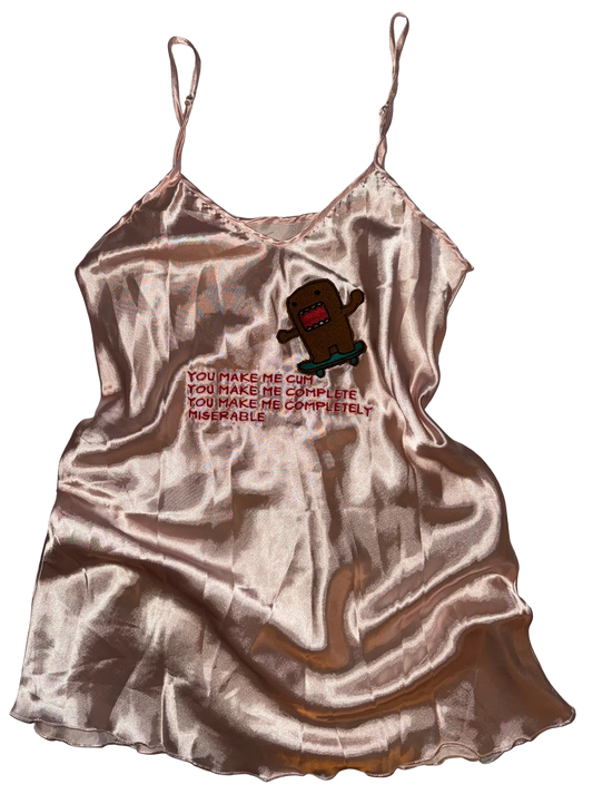 You make me cum silky dress S