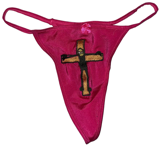 Salad fingeron a cross thong L