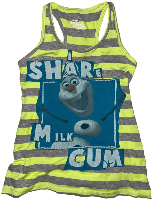 I share milk cum word tank S