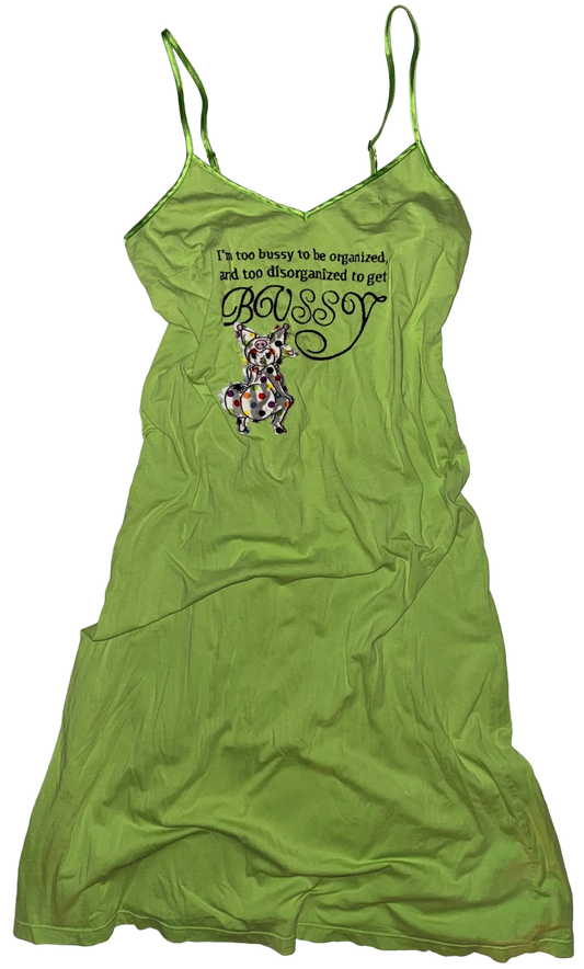 Too bussy to be organized dress M