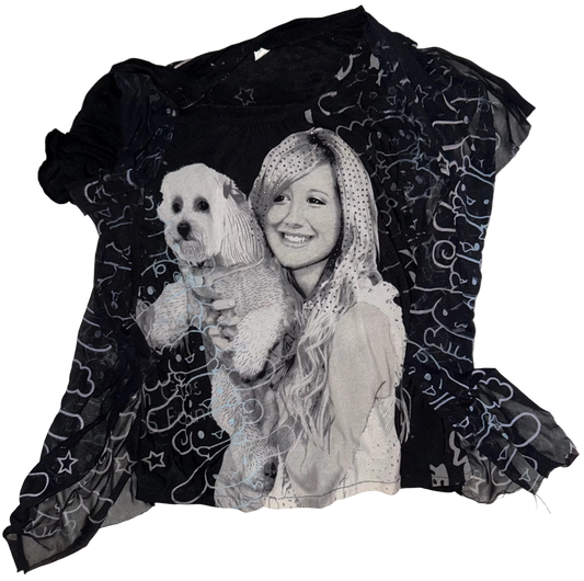 Ashley tisdale and dog cinnamavirus top S