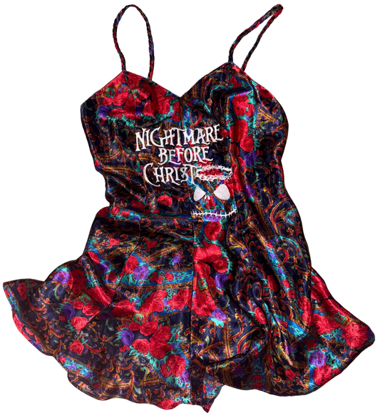 Nightmare before Christ silky dress M