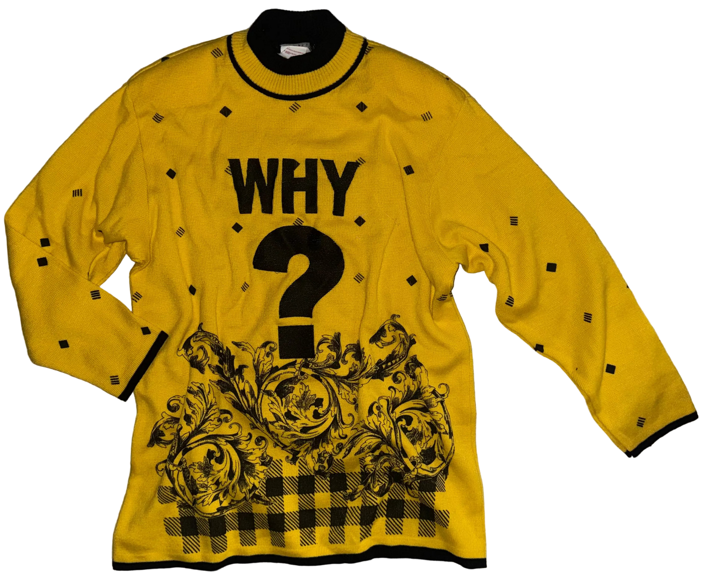 WHY ? 80s sweater dress L