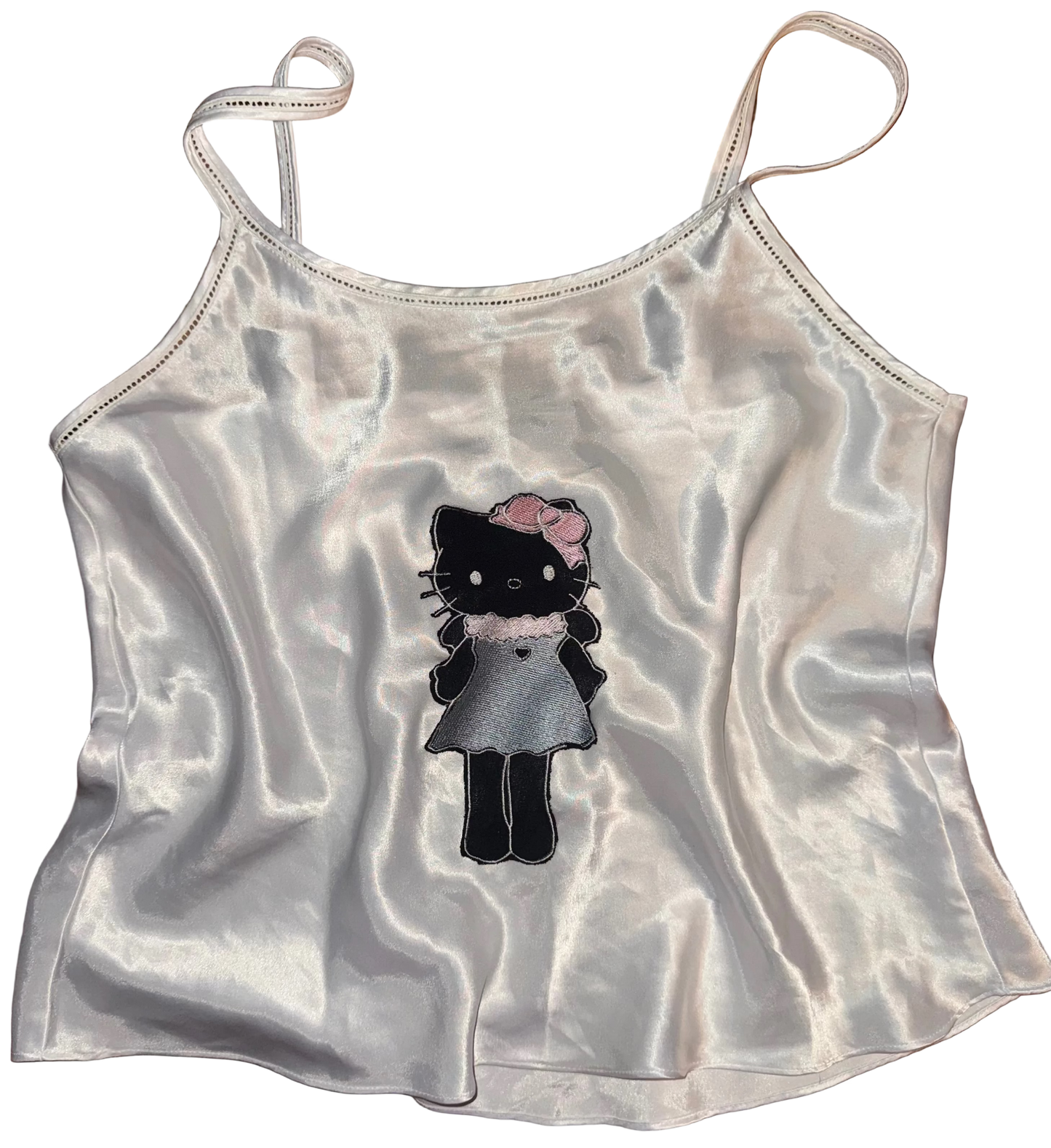 black cat silky tank L