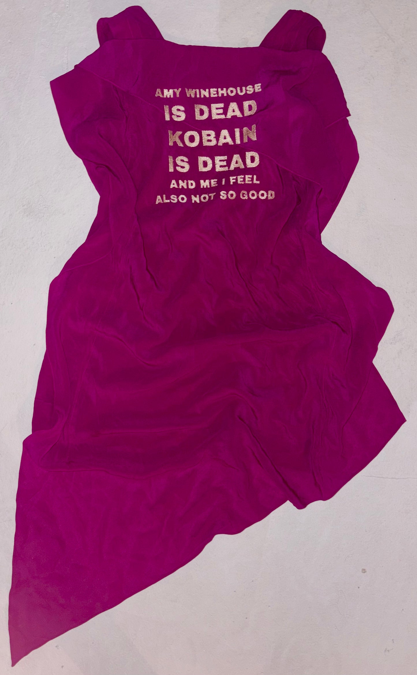Any winehouse is dead silk ACNE dress M