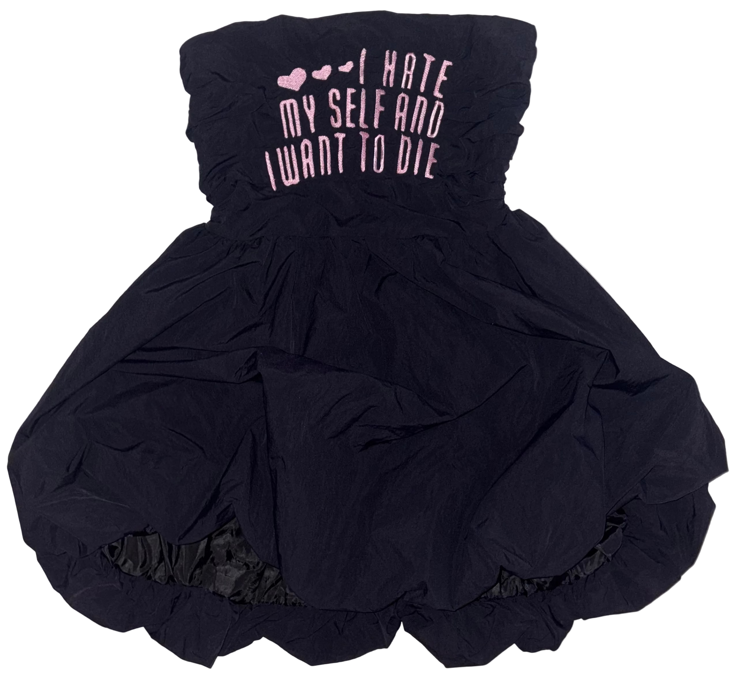 I hate myself and I want to die balloon dress S