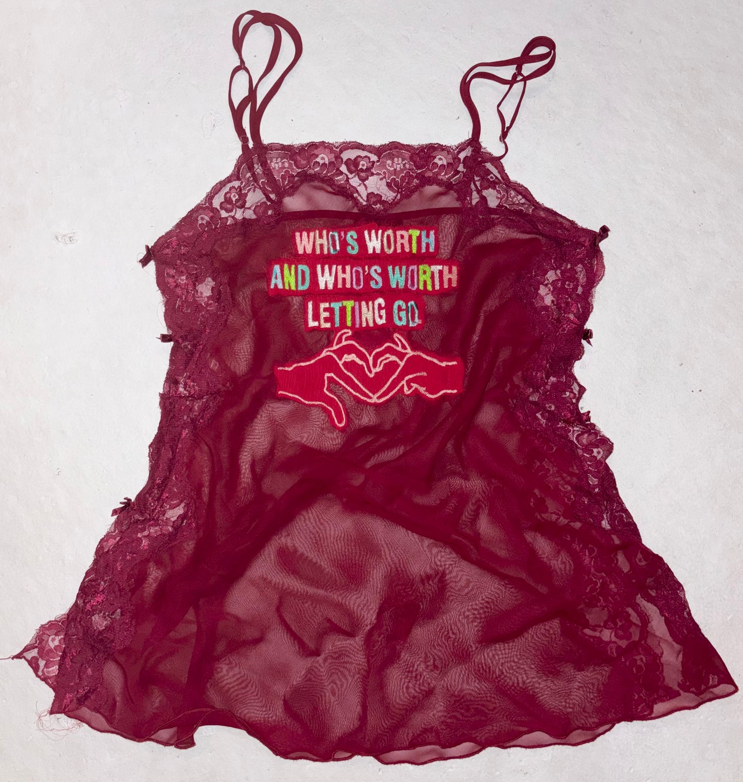 Who’s worth and who’s not sheer dress M