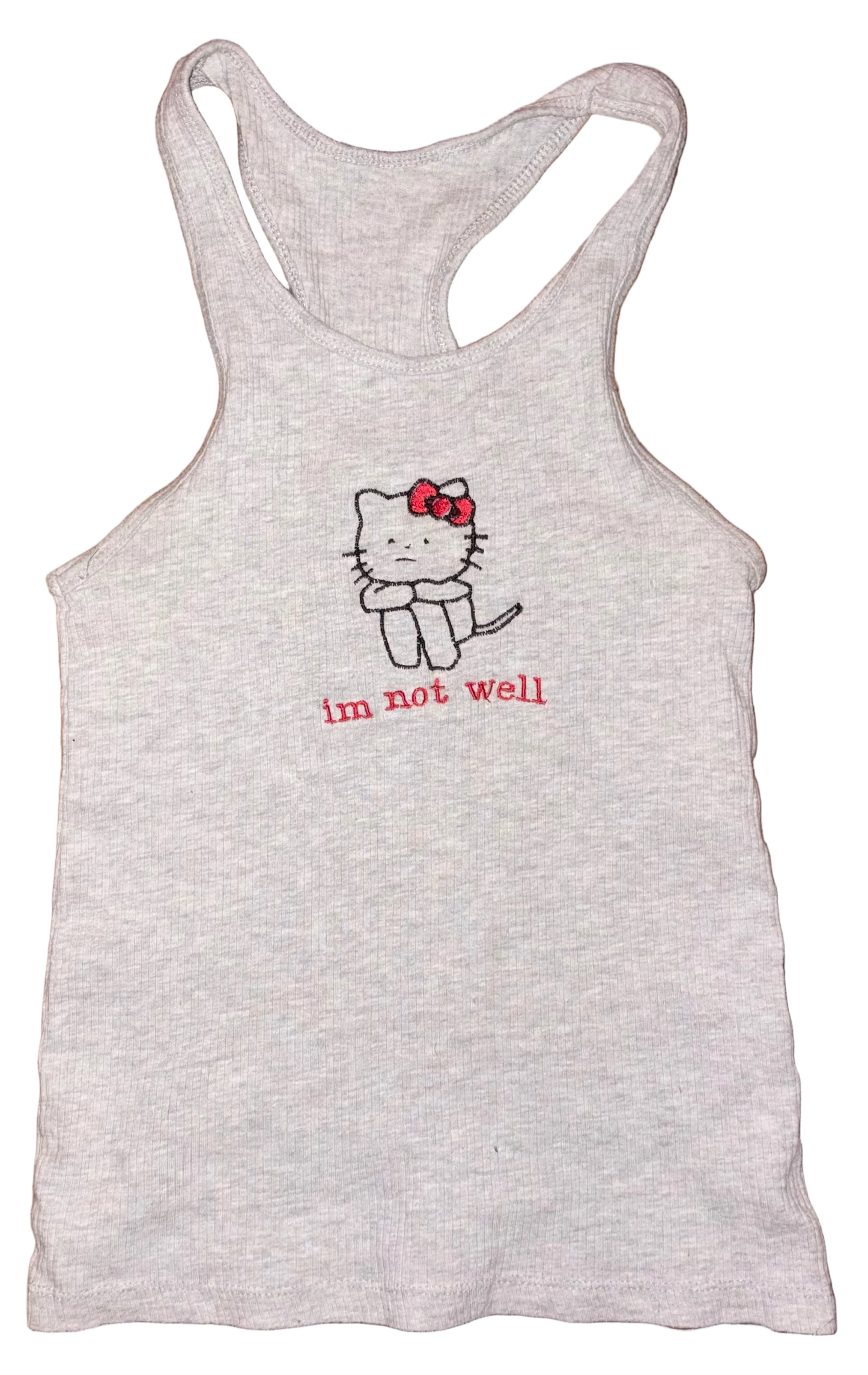 I’m not well kitty tank S