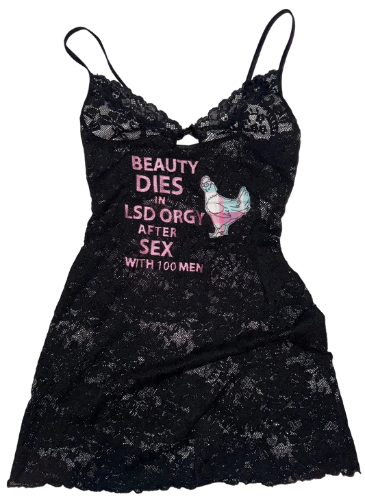 Beauty dies in lsd orgy lace dress S
