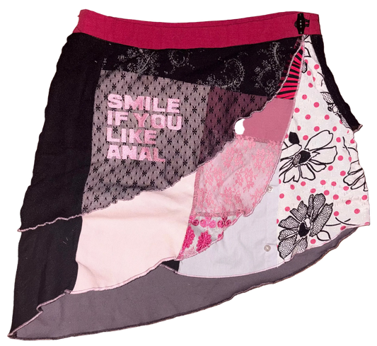 Smile if you like anal assymmetrical skjrt S