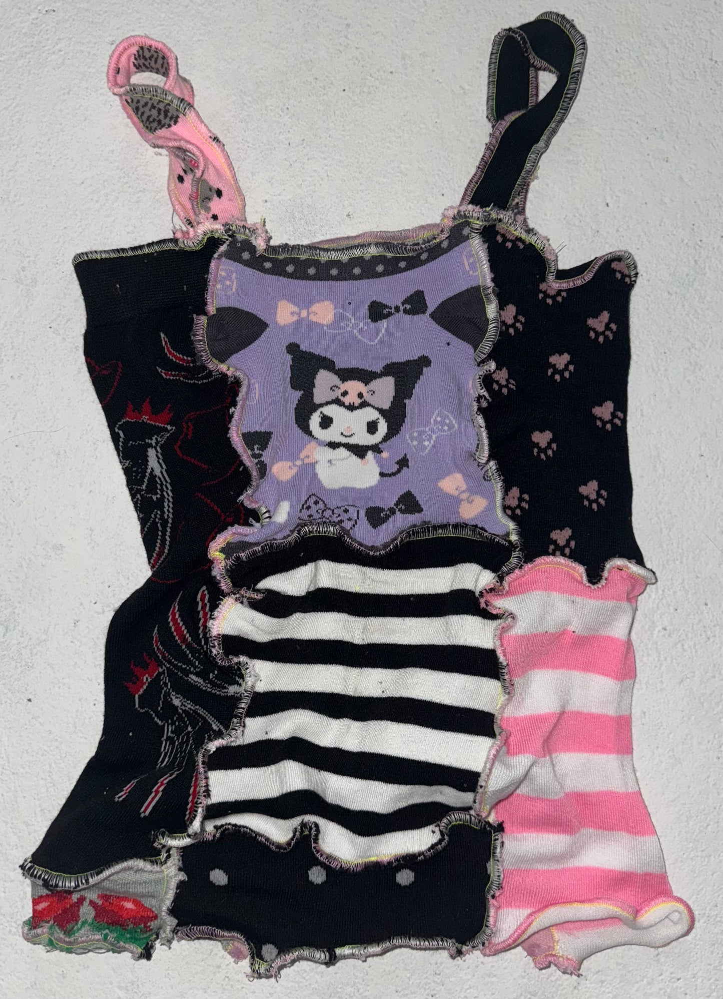 Kuromi sock tank S