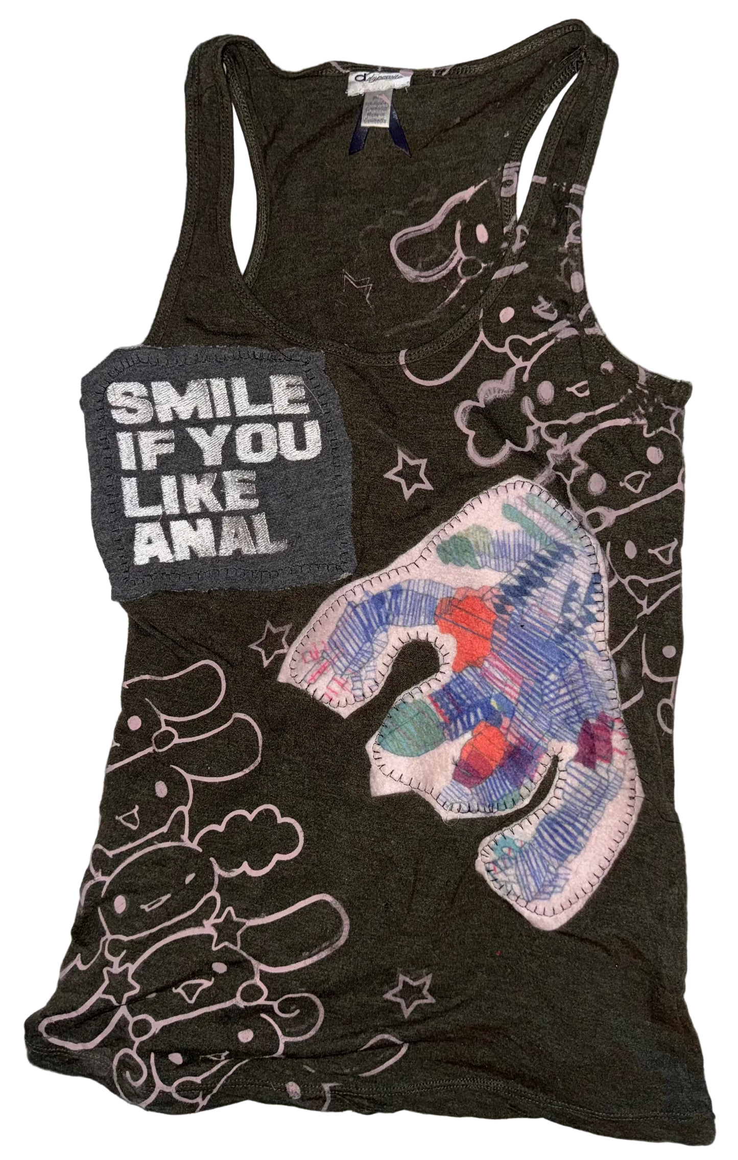 Smile if you like anal cinnamavirus tank S