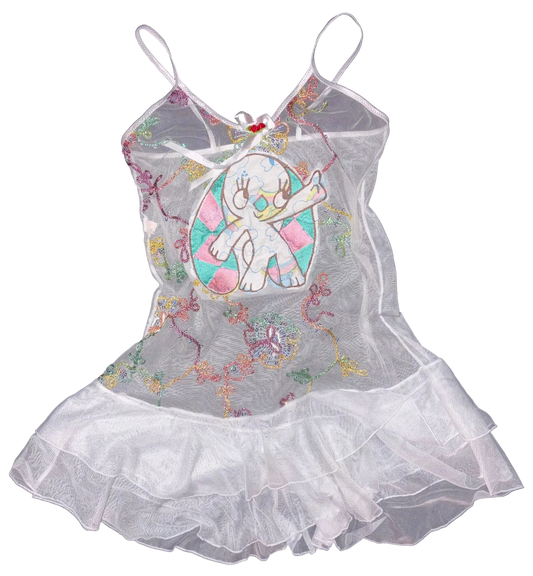 Hungry bunny sheer dress M