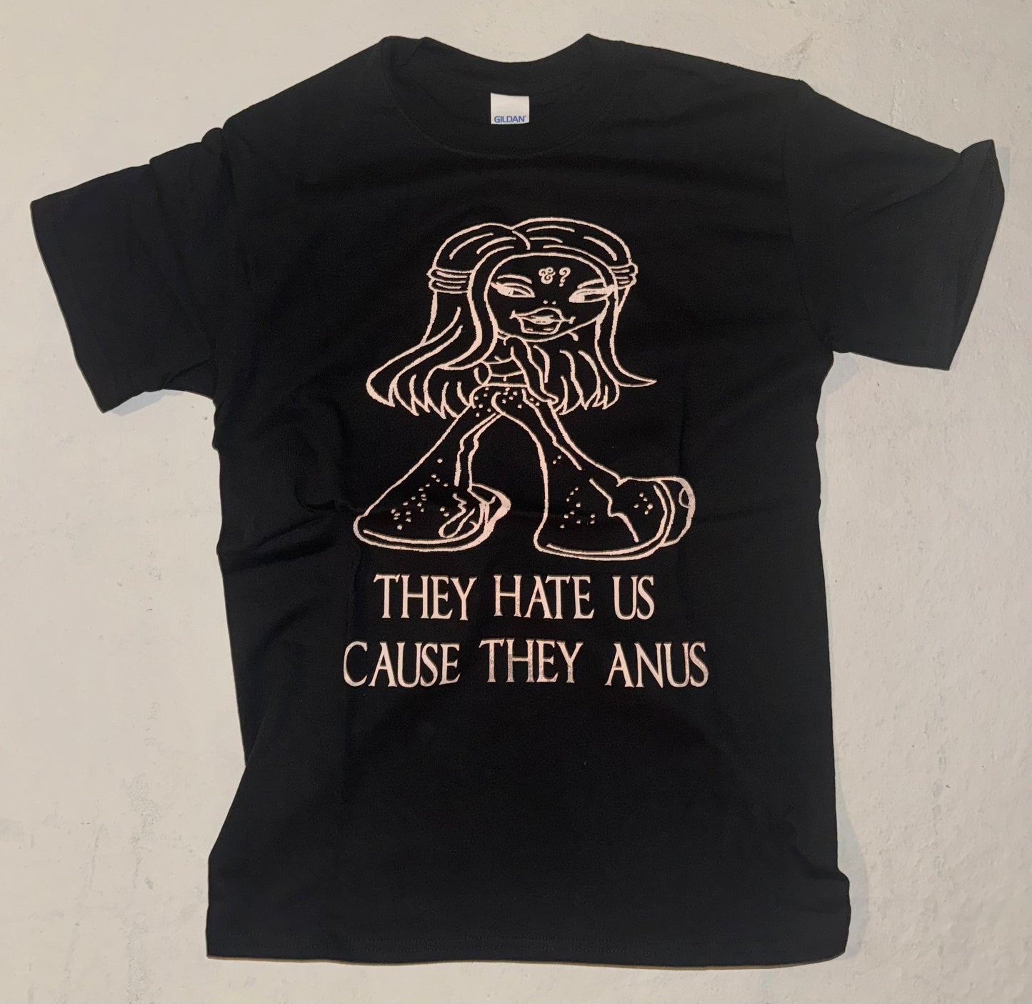 They hate us cause they anus brat t shirt S