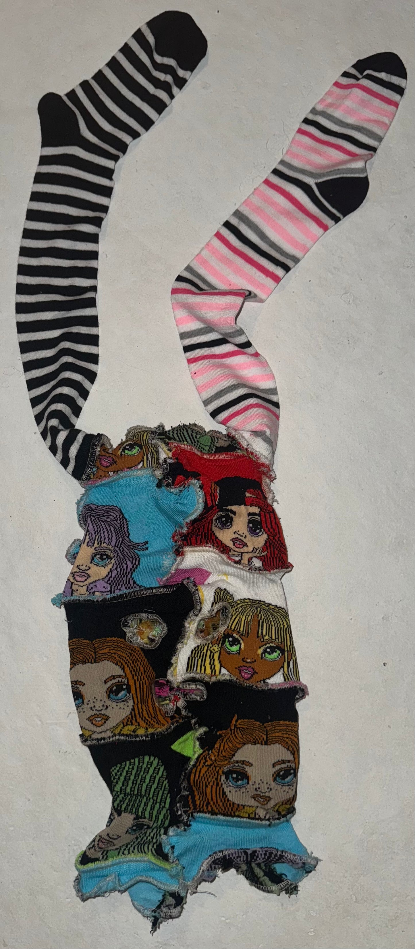 Rainbow high doll sock mask