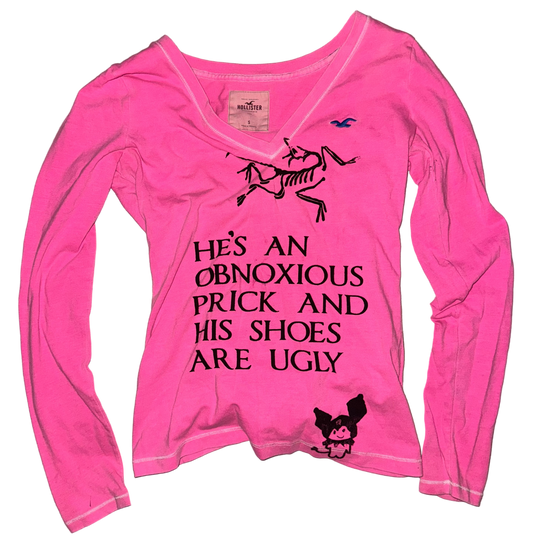 He’s an obnoxious prick long sleeve top S
