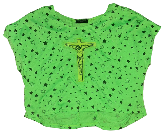 Jesus Christ on a cross top M