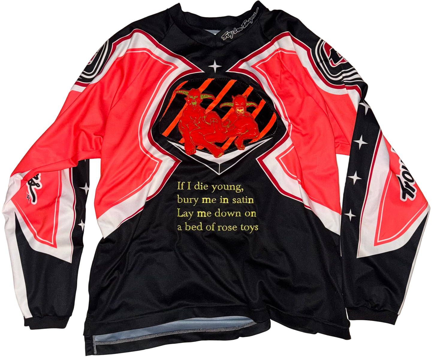 Lay me down in a bed of rose toys demon dockers jersey XL
