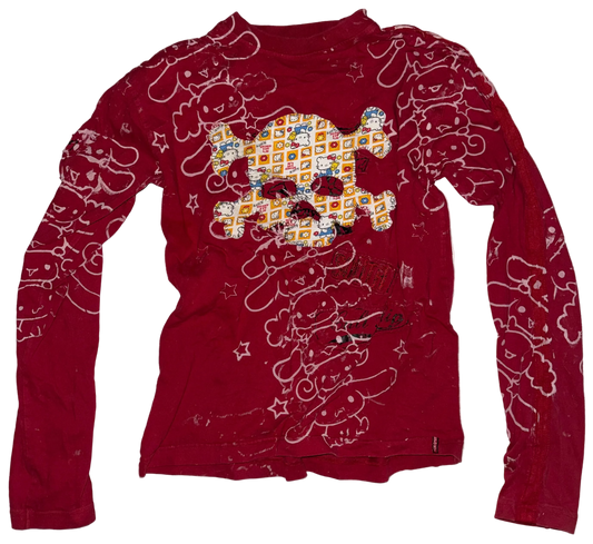 Cinnamavirus skully long sleeve top S