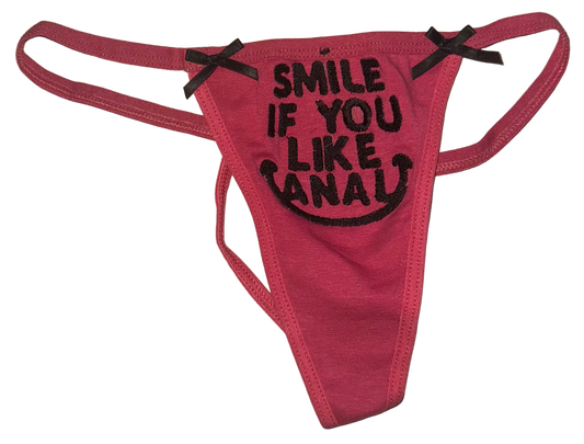 Smile if you like anal thong L