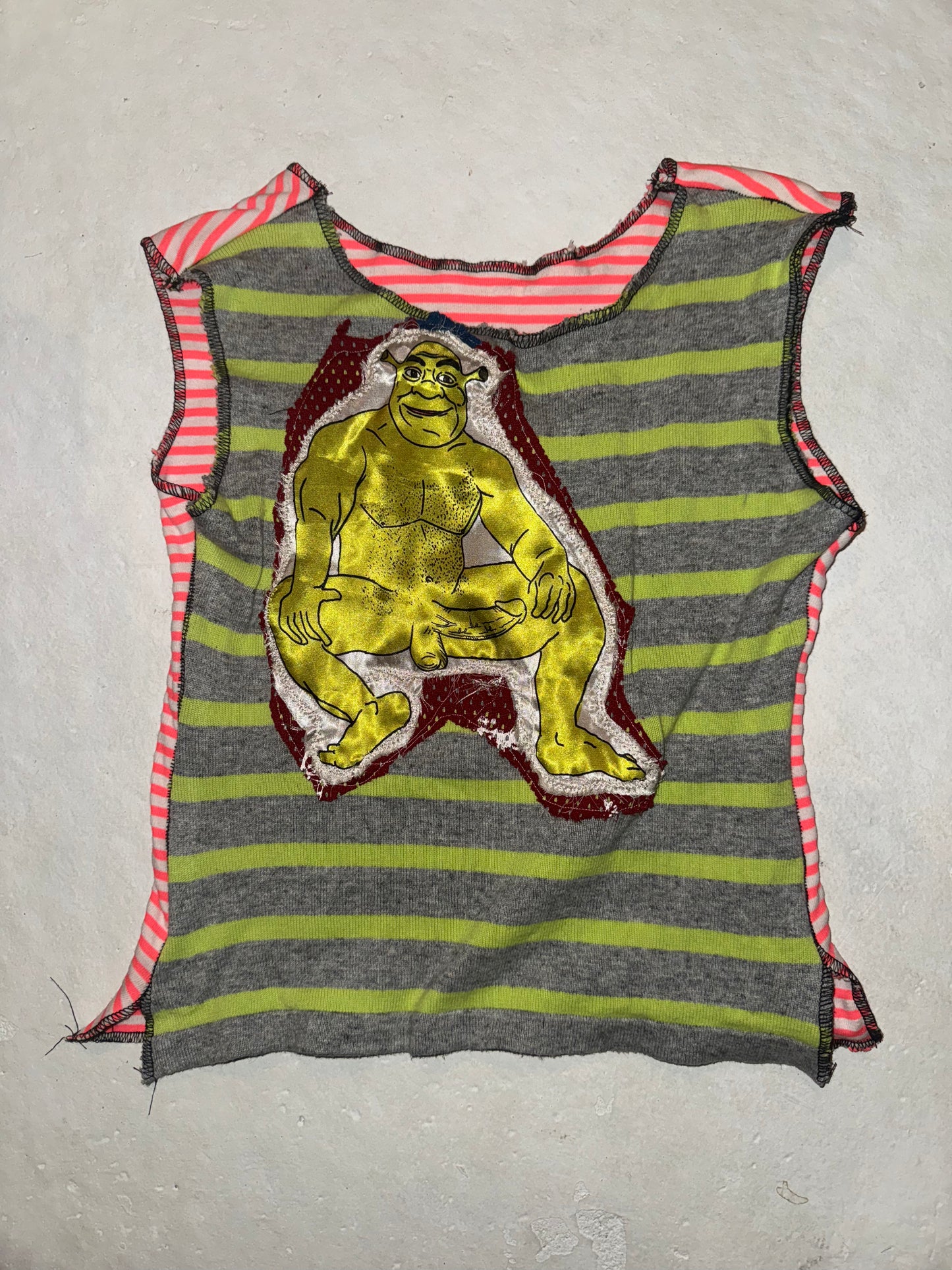 Nude ogre sleeveless top S