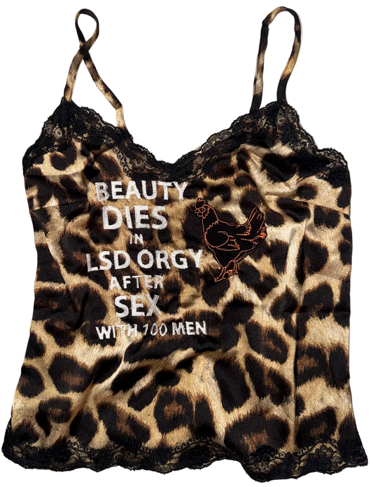 Beauty dies in lsd orgy tank XS
