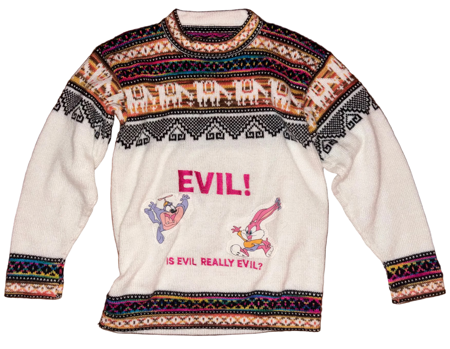 Is evil really evil sweater S