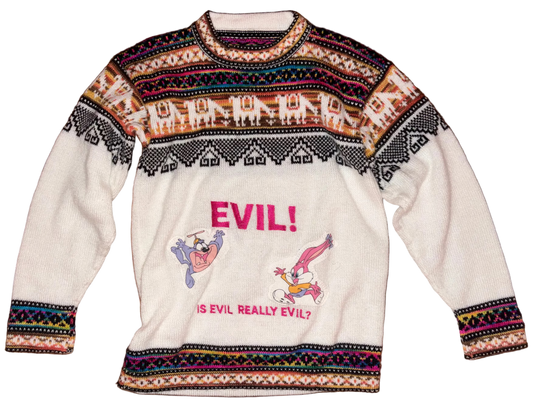 Is evil really evil sweater S