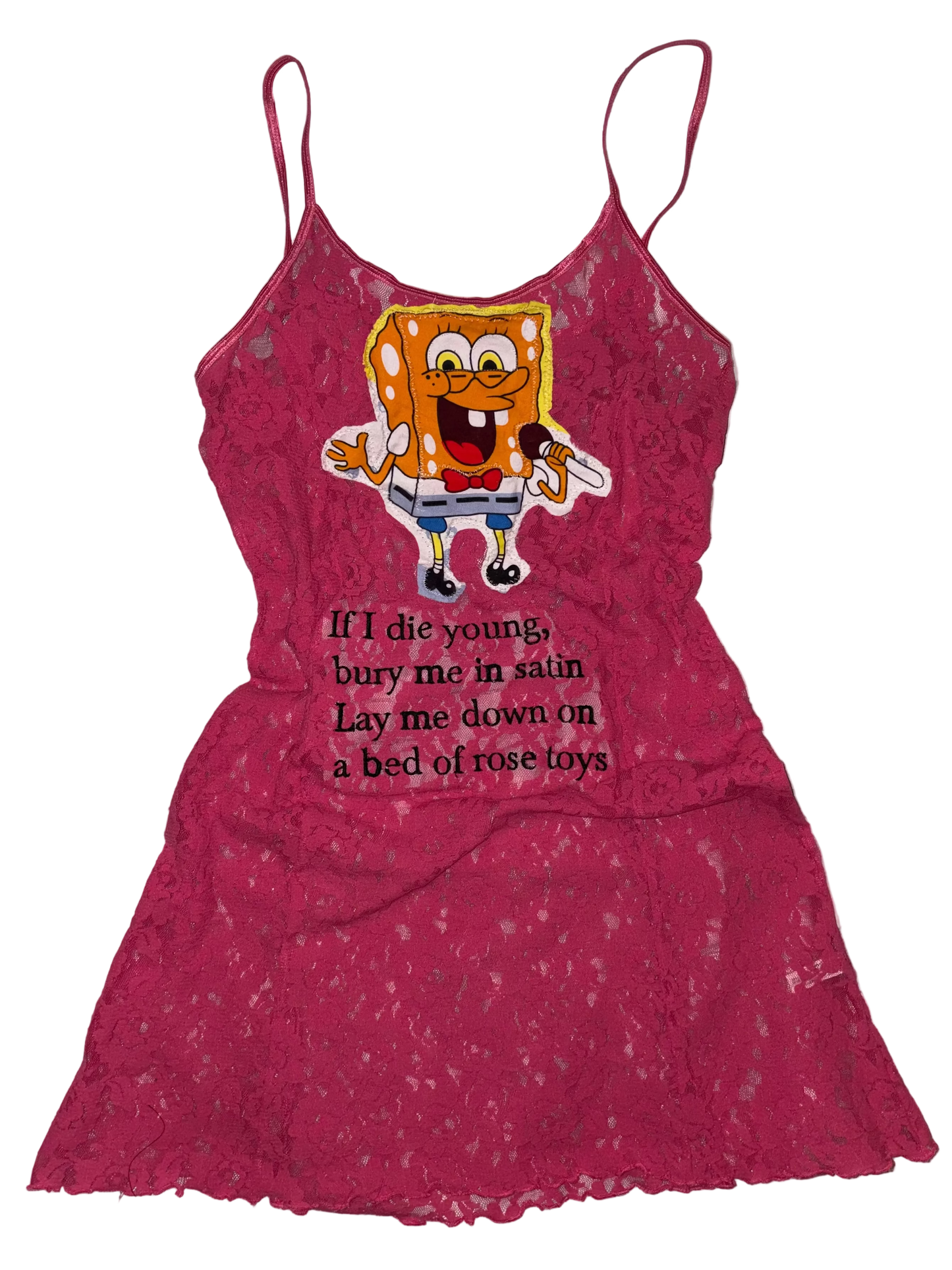 Bury me in rose toys sponge bob dress L