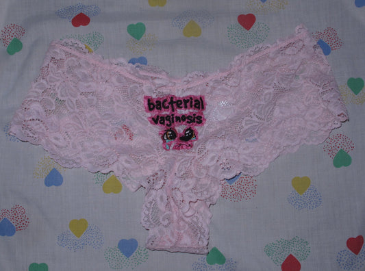 bacterial vaginosis lace panties XL