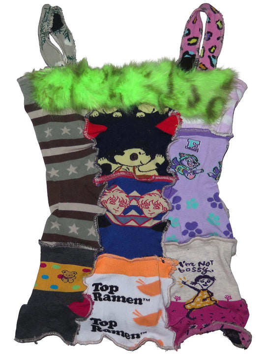 fur trjm sock tank L